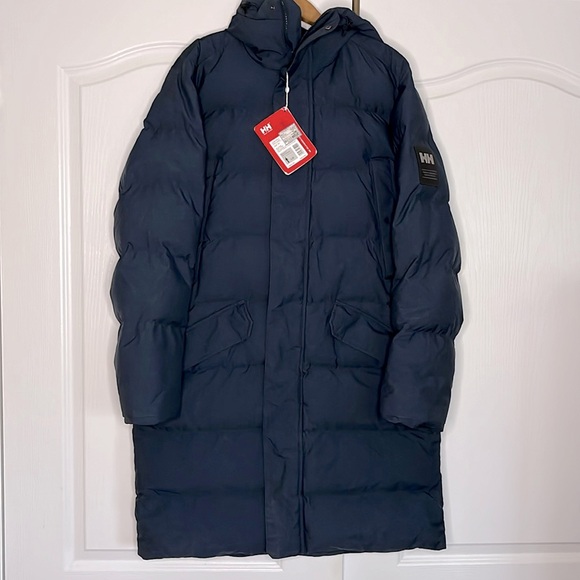 NEW Helly Hansen Alaska Parka Navy Blue - Picture 6 of 16